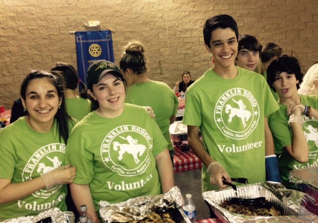 Culinary art students and the Franklin Rodeo